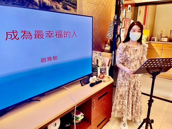 趙雅敏在客戶同意下登門拜訪，為主作見證。（圖／趙雅敏 提供）