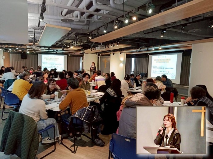 趙雅敏目前在但以理學院擔任特約講師，教導靈修課程及職場成長。（圖／趙雅敏 提供）